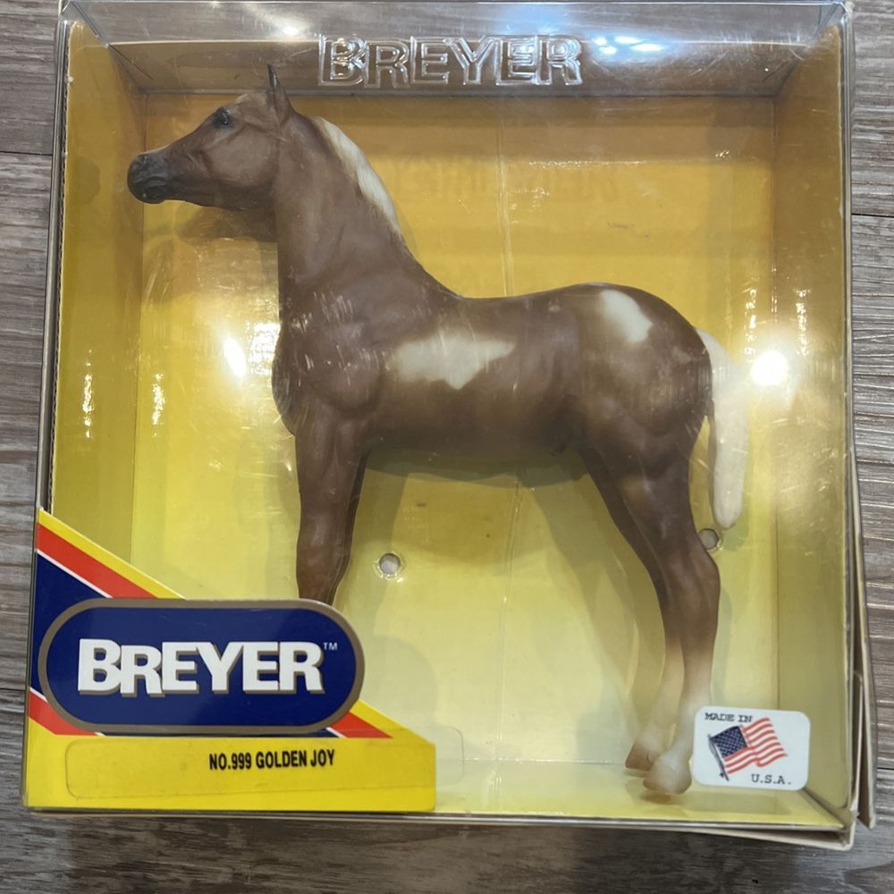 Breyer Horse No. 999 Golden Joy Vintage 1990 Stock Horse Foal‎ Mold - NOB